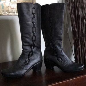 Naot Tall Black Boots
